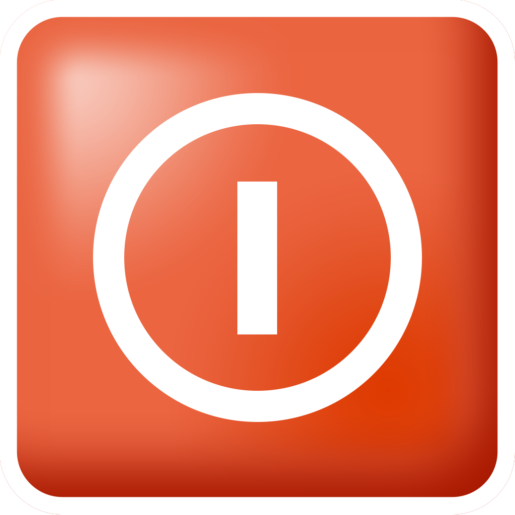 Turn off computer button